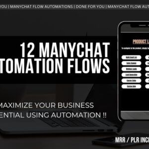 ManyChat Automation Flows featuring Private Label Rights (PLR) and Master Resell Rights (MRR)