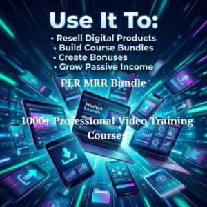 Over 900 Business Video Courses Bundle | Online Training Library with PLR, MRR, and Resell Rights