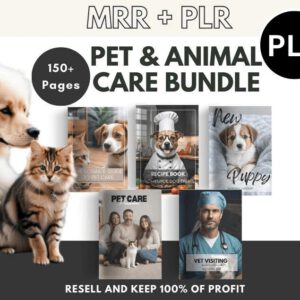 Pet Care Planner Bundle | PLR & MRR Digital Download