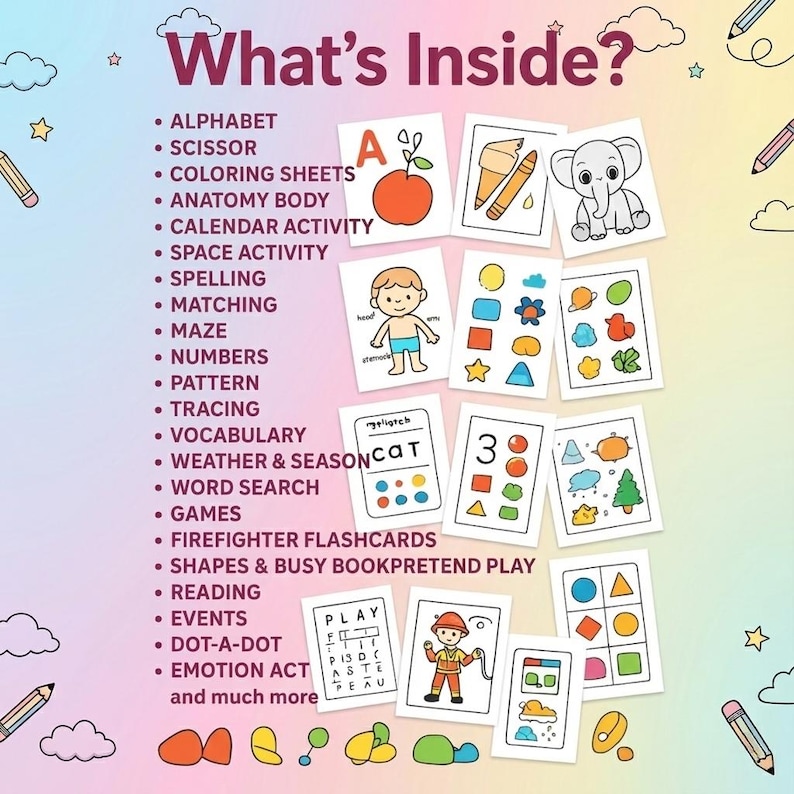 Kids Learning Activities Bundle | Over 10,000 Educational Resources for Children - Coloring Books, Worksheets (Includes PLR and MRR) - Image 3