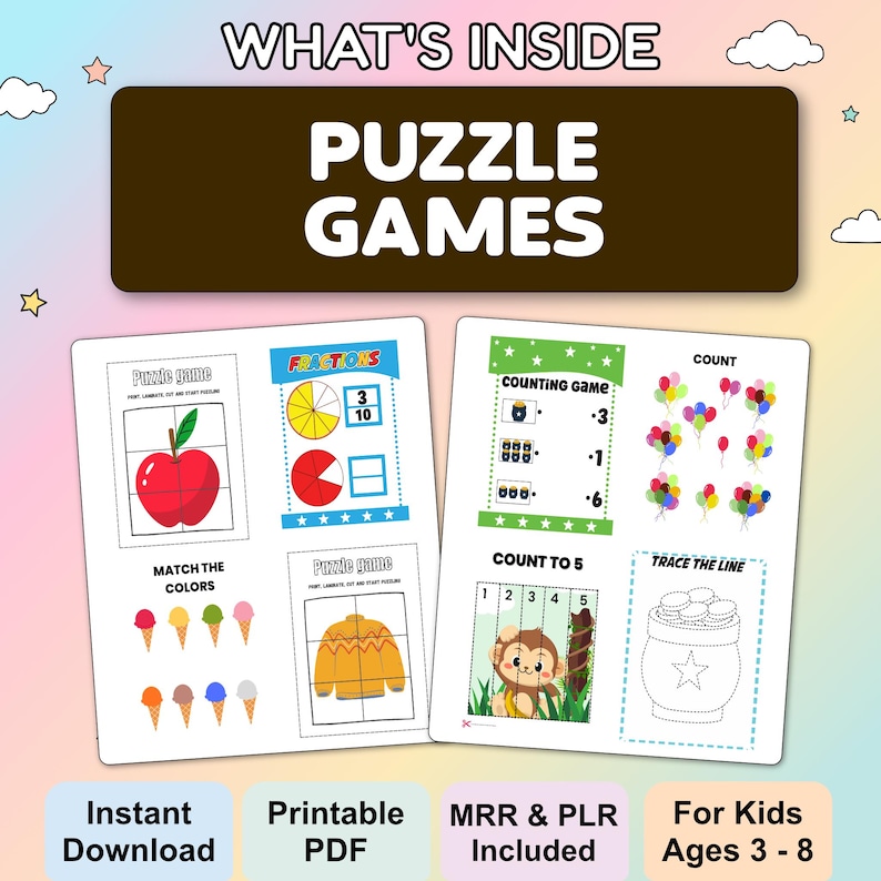 Kids Learning Activities Bundle | Over 10,000 Educational Resources for Children - Coloring Books, Worksheets (Includes PLR and MRR) - Image 4