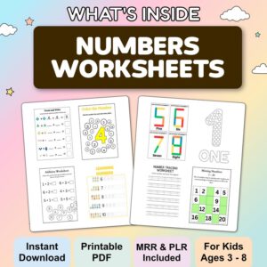 Kids Learning Activities Bundle | Over 10,000 Educational Resources for Children - Coloring Books, Worksheets (Includes PLR and MRR)
