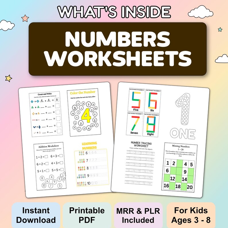 Kids Learning Activities Bundle | Over 10,000 Educational Resources for Children - Coloring Books, Worksheets (Includes PLR and MRR) - Image 5